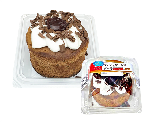 フォレノワール風ケーキ