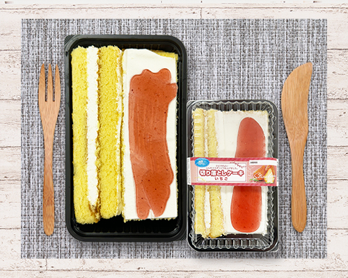 切り落としケーキ・いちご